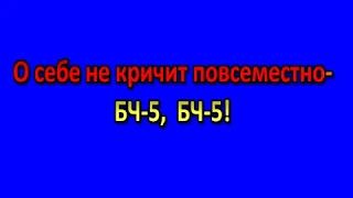 Бч 5  (на синем фоне - 2 overite / исп. Евгений Лощилов)