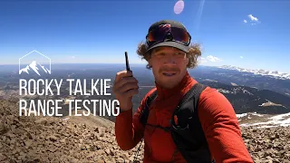 Rocky Talkie Range Testing