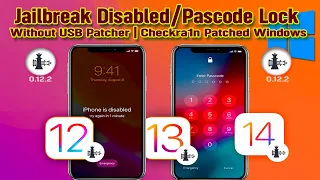✅Jailbreak Disabled / Pascode Locked without USB Patcher || Checkra1n Patched Windows || 2023 NEW 🔥