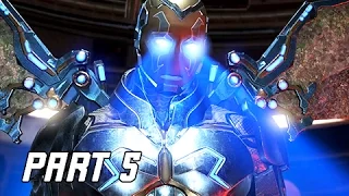 INJUSTICE 2 Walkthrough Part 5 - Blue Beetle & Firestorm (Story Mode Let's Play)