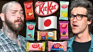 Guess The Japanese Kit Kat Flavor ft. Post Malone