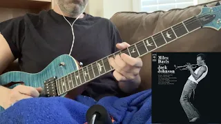 Right Off (Tribute to Jack Johnson) Miles Davis/John McLaughlin guitar cover by Michael Franklin