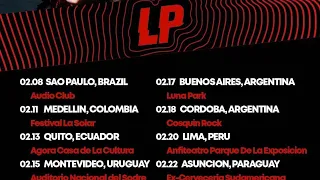 LP - South America Tour (feb - 2023) #brasil #colombia #ecuador #uruguay #argentina #peru #paraguay