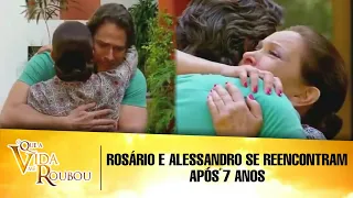 OQAVMR - Rosário e Alessandro se Reencontram após 7 anos e ele conta que ficou em coma