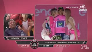 Nairo Quintana: "Hemos sabido montar una buena estrategia" Giro D'Italia 2017   Etapa 19