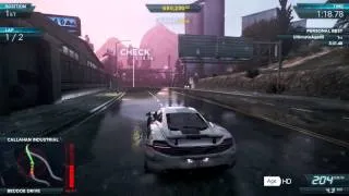 NFS Most Wanted (2012) - Red Shift feat. McLaren MP4-12C