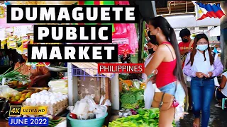 🔥[4K 🇵🇭] ▶︎  #DUMAGUETE CITY #PUBLIC #MARKET Virtual #Walking #Tour | #Philippines