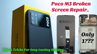 Poco M3 Screen Display Combo Replacement || Poco M3 Folder || Mobile Repairing | Mobile Glass Repair