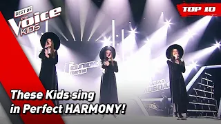 Perfectly HARMONIZED Performances in The Voice Kids! 😇 | Top 10
