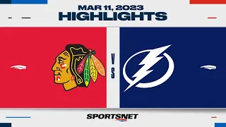 NHL Highlights | Blackhawks vs. Lightning - March 11, 2023