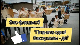 Эко-флешмоб от Друзей Земли "Планета одна - экосумкам да!"