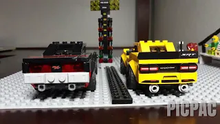 Dodge Demon vs Dodge Charger Lego Stop Motion