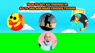 How To Get all Endings In Go To Jail And Make Friends Tycoon (UPDATED VERSION)