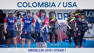 Colombia v USA – compound women's team gold | Medellin 2019 World Cup S1