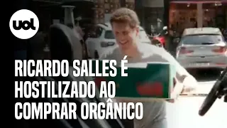 Ricardo Salles é hostilizado em mercado: 'Passou a boiada e agora compra orgânico'