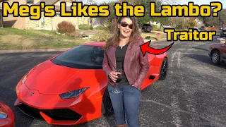 Unfaithful wife likes the LAMBORGHINI HURACAN more than my FERRARI 458?!?!