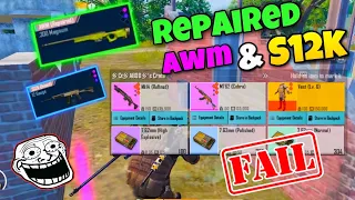 Repaired AWM & Intact S12k! Epic Emotional Damage 🤪 Metro Royale | Chapter 9