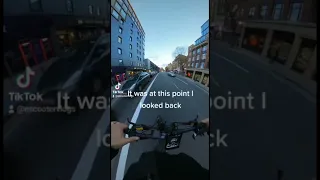 Police Chase Escooter In London #escooter #bike #cycle #london #ebike #fypシ #ride #tiktok #uk