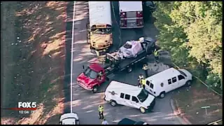 3 dead, 2 injured in head-on crash with Newton County school bus