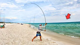 Casting Baits out Past the Sandbar and Caught This!