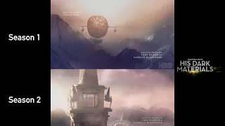 His Dark Materials Title Sequence | Side by Side Comparison (S1 & S2)