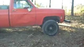 79 chevy 3/4 ton 4x4  dual exaust, glasspacks