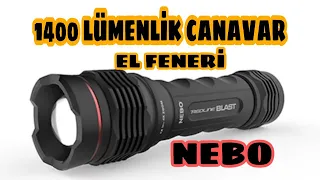 1400 LÜMENLİK CANAVAR EL FENERİ/ NEBO REDLİNE BLAST