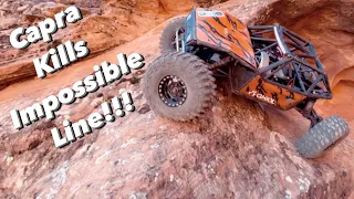 Axial 4WS Capra Crawls Impossible Line!