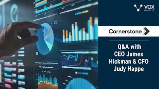 Q&A with Cornerstone FS CEO James Hickman & CFO Judy Happe