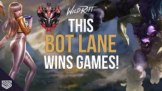 THIS BOT LANE WILL WIN YOU GAMES! - High Elo Grandmaster Gameplay - Wild Rift Guides