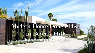 Luxury Living: Modern House Design Ideas in Beverly Hills with Indoor - Outdoor Spaces #housedesign