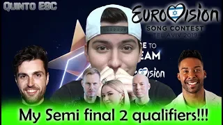 Eurovision 2019 - Semi Final 2 - My Qualifiers - Quinto ESC