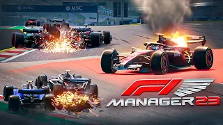 ЗАГОРЕЛСЯ БОЛИД В ГОНКЕ 🔥 - F1 Manager 2023 #10