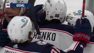 Kirill Marchenko scores vs Oilers (25 jan 2023)