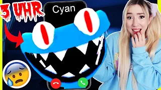 FACETIME niemals mit CYAN neue MONSTER aus RAINBOW FRIENDS chapter 2 in real life um 3 uhr nachts