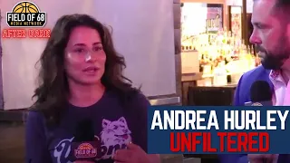 Andrea Hurley UNFILTERED! | UConn coach's wife was SPIT ON at the Providence game?!? | Field of 68