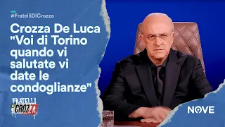 Crozza De Luca "Voi di Torino quando vi salutate vi date le condoglianze" | Fratelli di Crozza