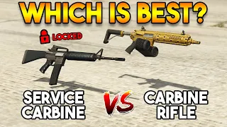 GTA 5 ONLINE : SERVICE CARBINE VS CARBINE RIFLE (WHICH IS BEST?)