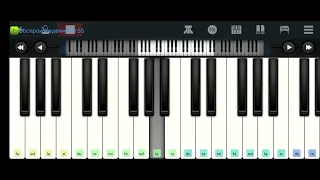 💃💃Девочка-пай💃💃Михаил Круг 💃💃mobile piano tutorial 👍👍👍