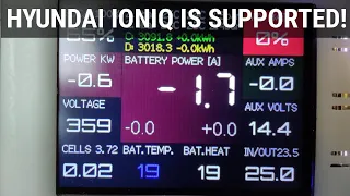 enirodashboard on Hyundai Ioniq 28kWh + added support for 39kWh Hyundai Kona & Kia e-Niro