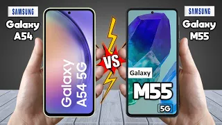 Samsung Galaxy A54 Vs Samsung Galaxy M55 - Full Comparison 🔥 Techvs