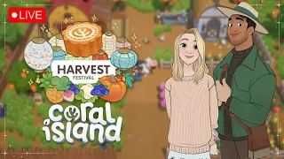 🔴The Autumn Harvest Festival Is Here! - Coral Island Stream
