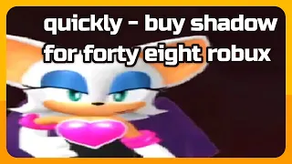 Sonic Speed Simulator asks me to pay money six billion times in a row