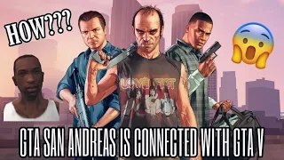 Somehow GTA V and GTA SAN ANDREAS IS CONNECTED