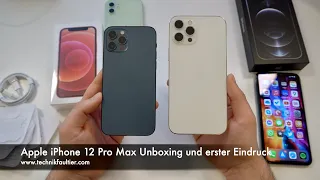 Apple iPhone 12 Pro Max Unboxing und erster Eindruck