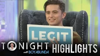 TWBA: James Reid takes on Legit or Lie challenge