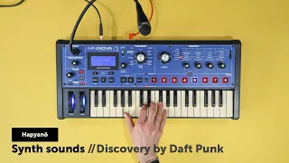 Synth sounds - Discovery - Daft Punk on Novation Mininova