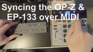 Tutorial: syncing the EP-133 KO II & OP-Z over MIDI (USB & TRS/3.5mm)