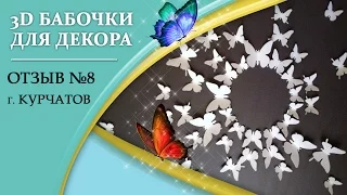 Бабочки на стену: Видео отзыв!