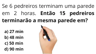 🤔Regra de três simples. Você sabe resolver essa? 🤔